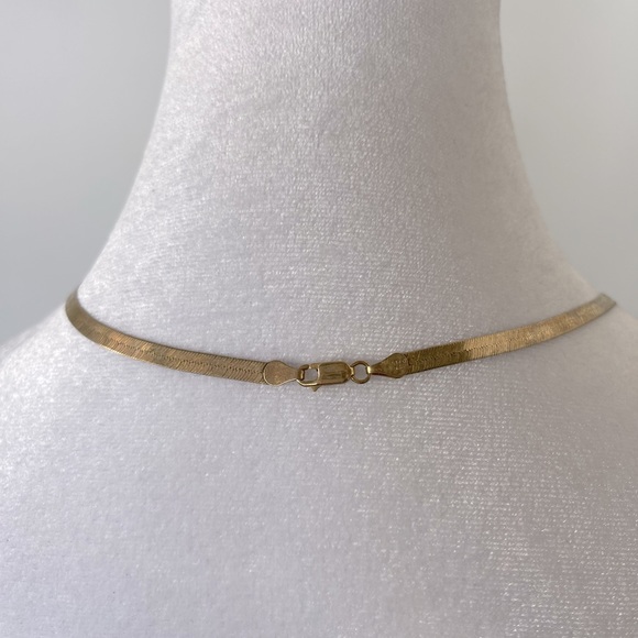 925 Gold Plated Lightweight Necklace - Picture 3 of 7